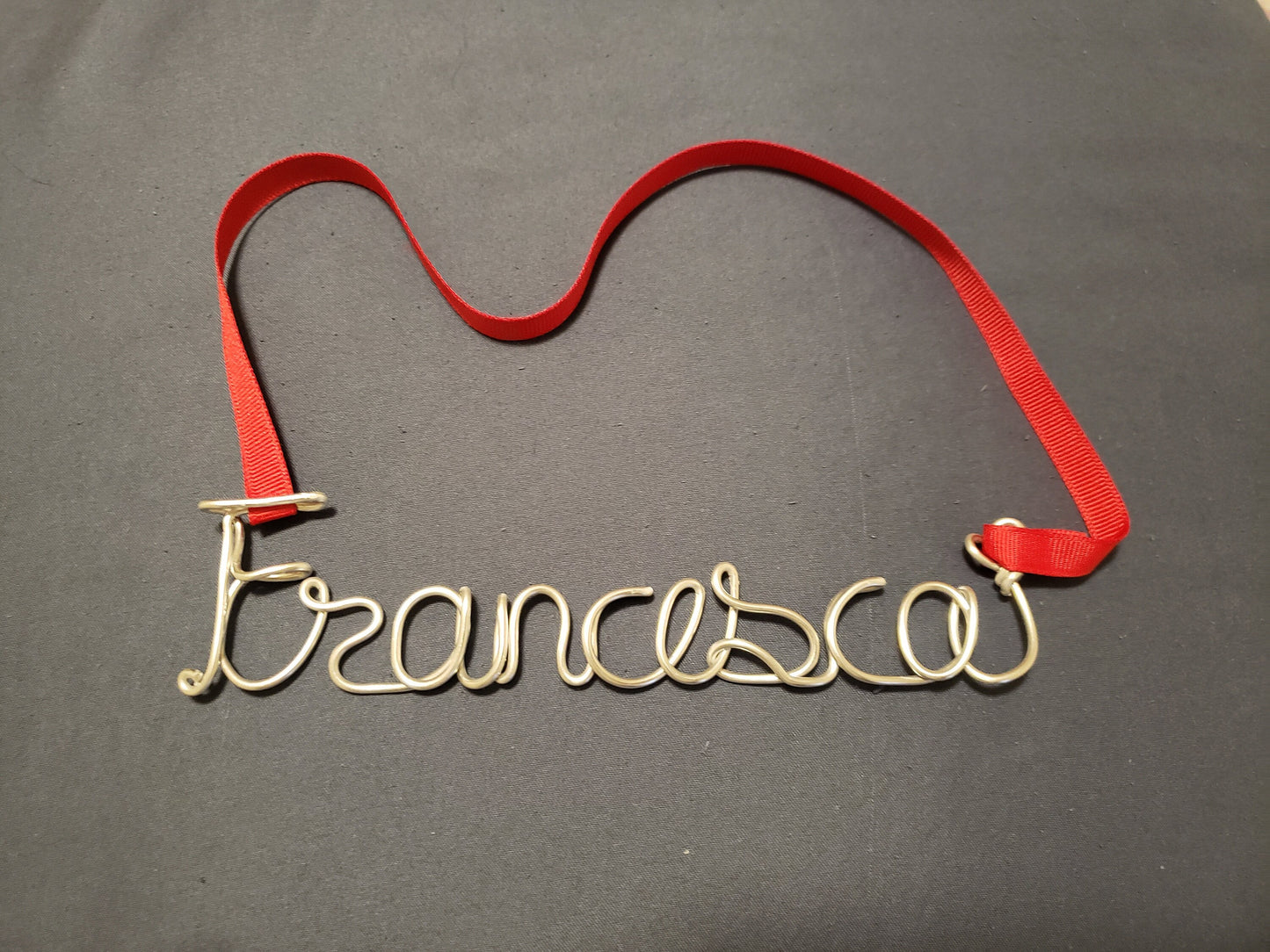 Personalized Christmas Name Ornaments