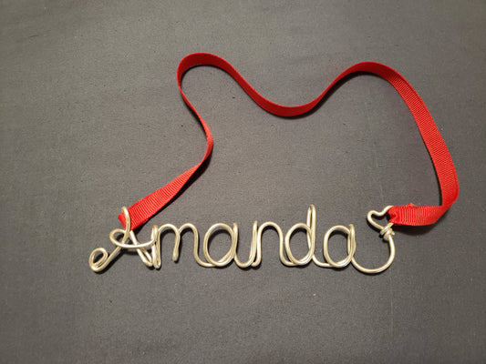 Personalized Christmas Name Ornaments