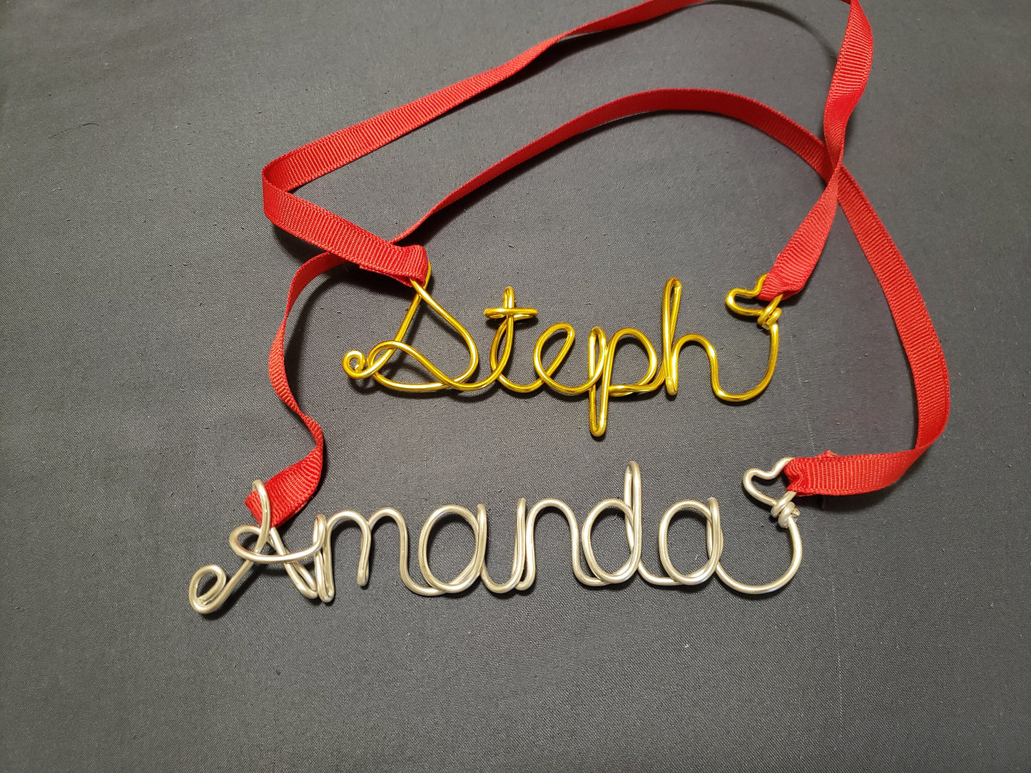 Personalized Christmas Name Ornaments