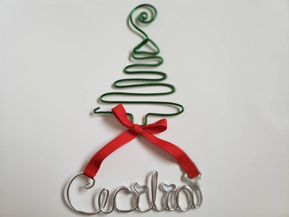 Personalized Christmas Tree Ornament with Name
