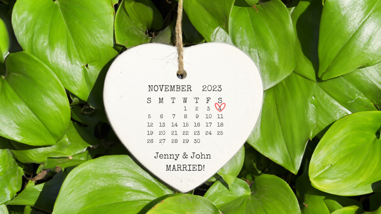 First Christmas Ornaments Married Baby