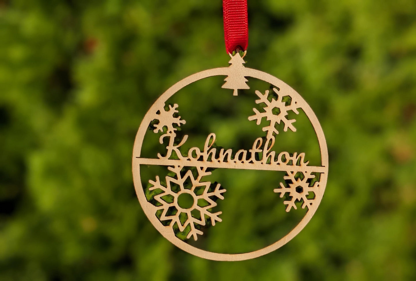 Personalized Christmas Ornament w/ Pet