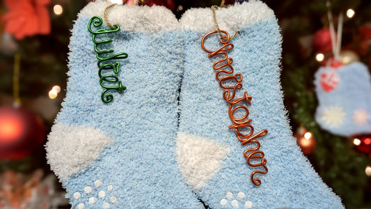 Personalized Christmas Stocking Tags