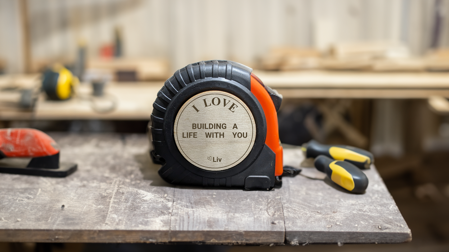 Personalized Tape Measure, Valentine Gift, Gift For Dad, Husband, Men, Father's Day Gift, Measure Tape Gifts, Birthday Gift