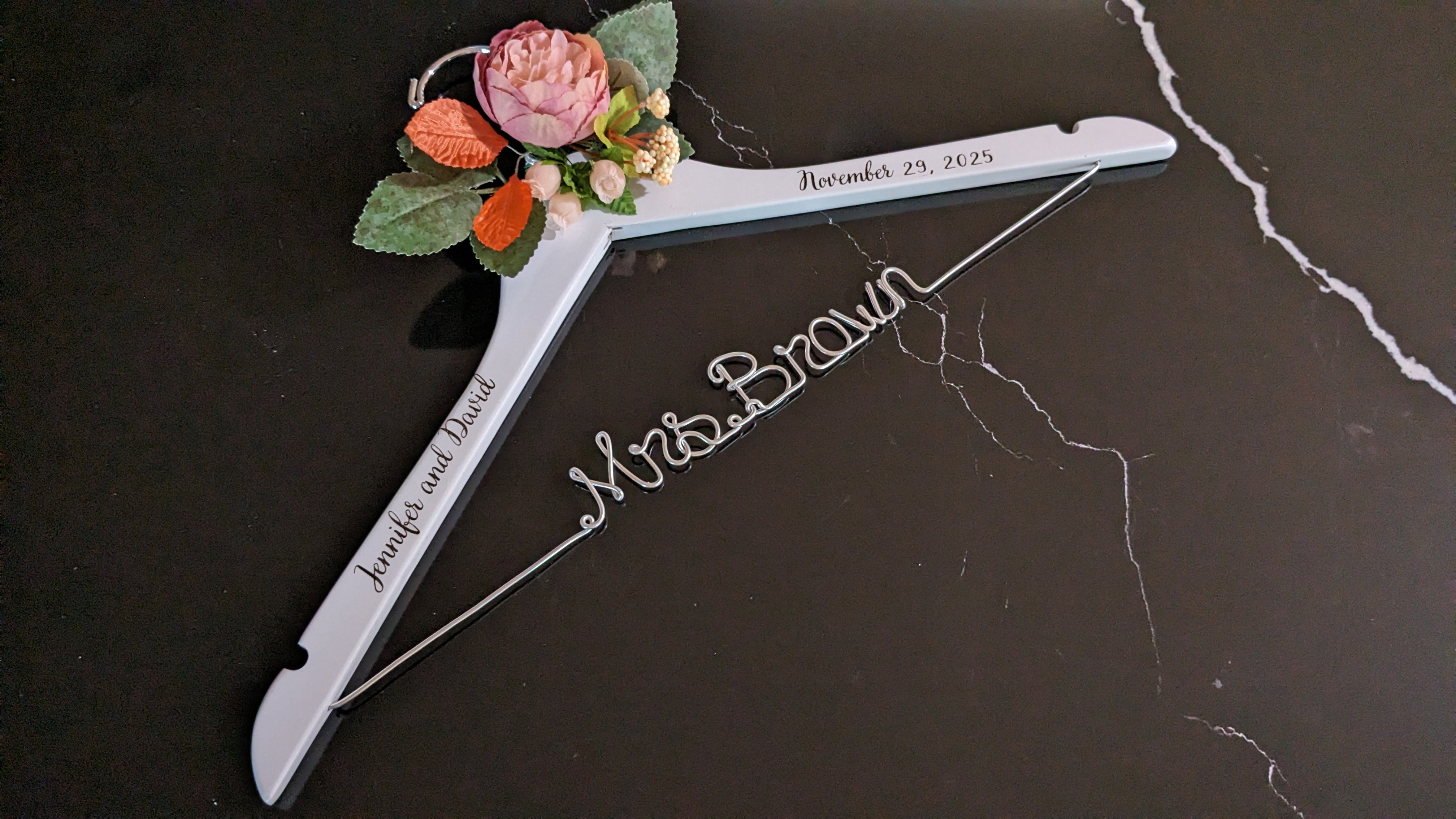 Custom wedding hotsell dress hanger