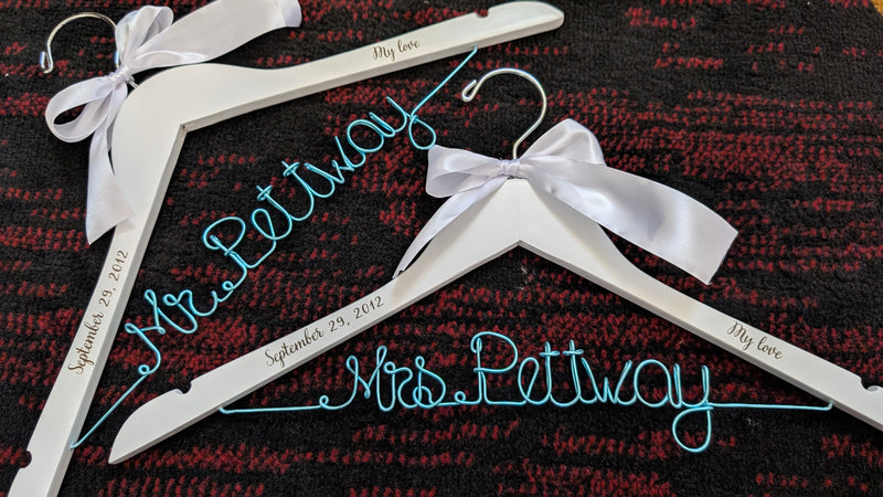 Personalized Wedding Dress Hanger Wedding Gift Bridal Hanger