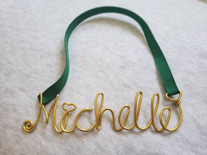 Personalized Christmas Name Ornaments
